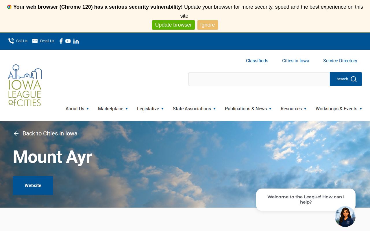 Mount Ayr law enforcement directory for booking record routing